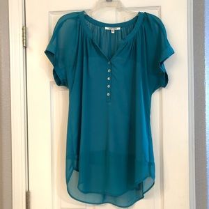 Daniel Rainn Turquoise Top